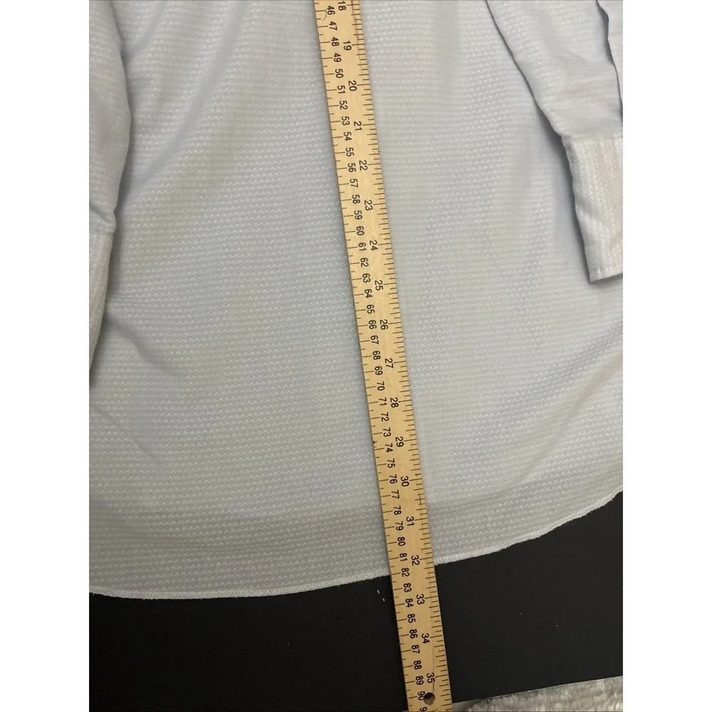 Western Karman  Pearl Snap Shirt Men's Ivory Long Sleeve Size XL Extra long tail